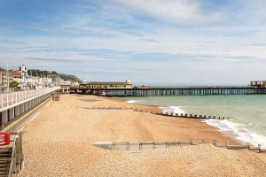 Hastings beach